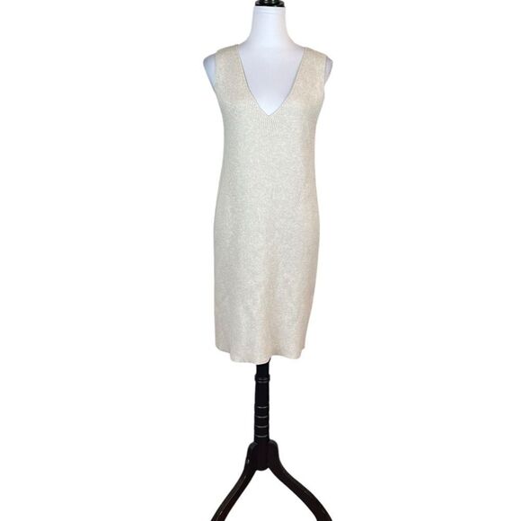 Banana Republic Women’s Lenzing Ecovero Serene Sweater Dress, V-Neck Size M, MWT - Picture 2 of 9